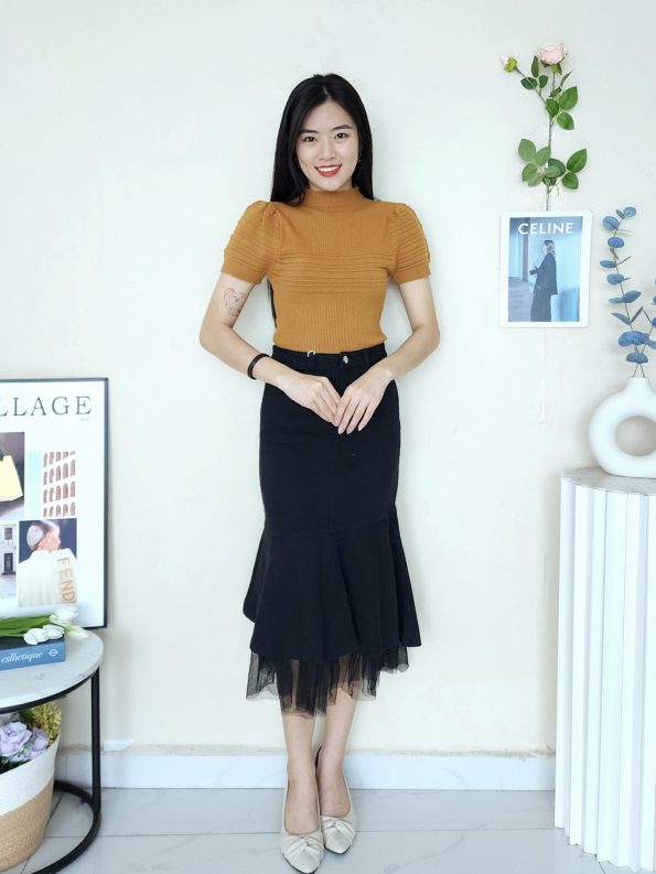 高品Cotton Jeans 半裙 (6778)