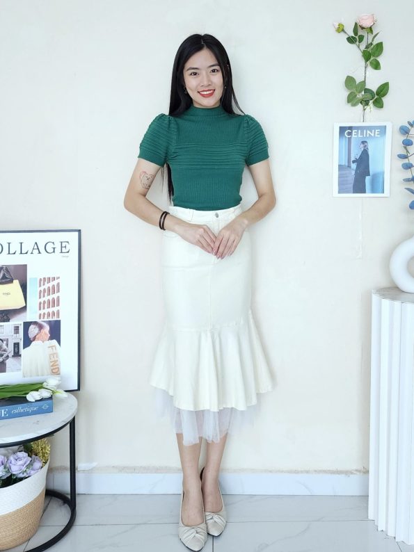 高品Cotton Jeans 半裙 (6778)
