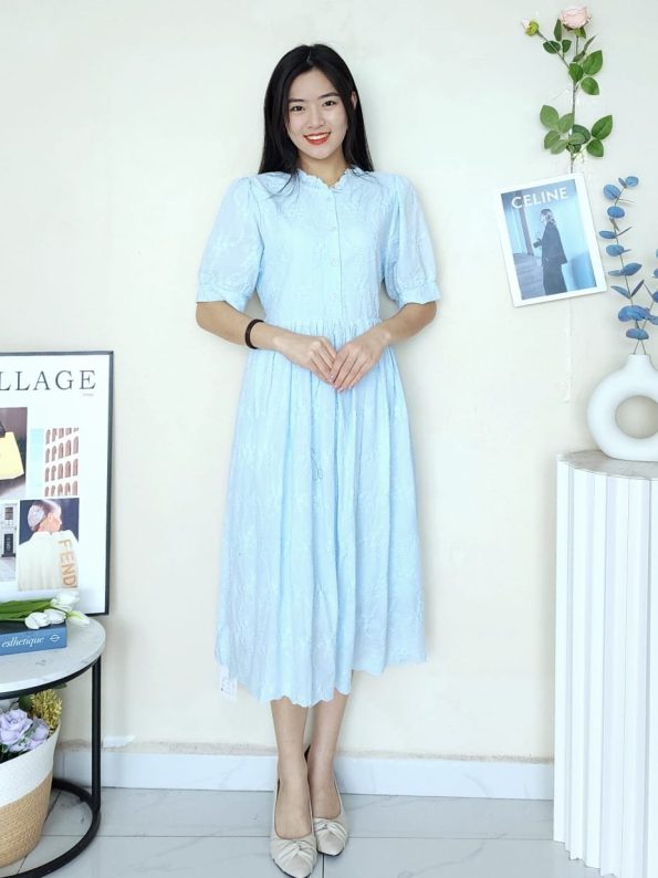 新品桐花连身裙 (202)