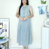 高品牛仔套装 (马甲+半裙) (2569)