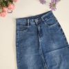 Premium Denim Midi Skirt (9809) C22