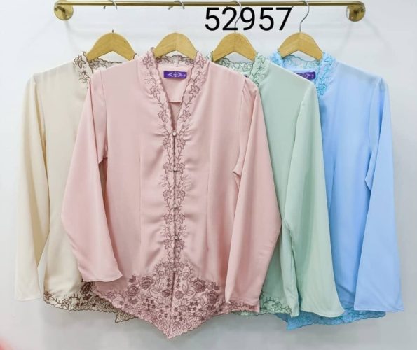 Embroidery Kebaya Sulam Top (top only) (52957)