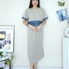 高品拼接Denim套装 (上衣+半裙) (4032)