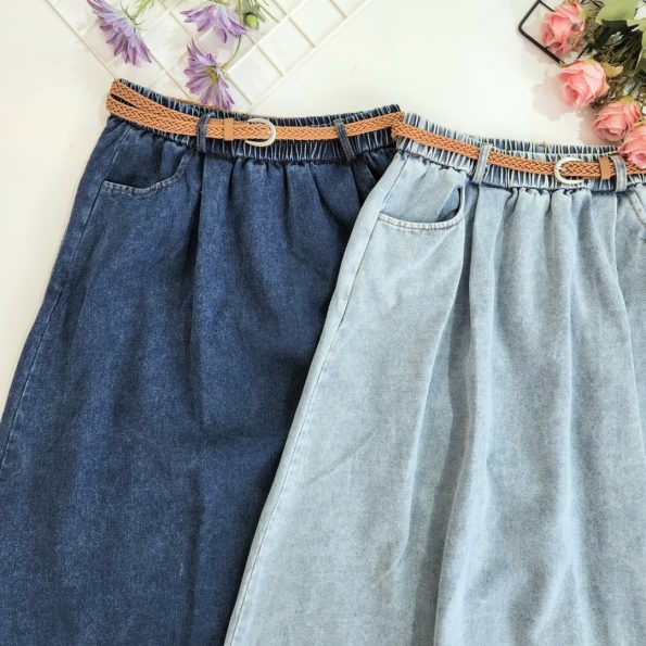 Premium Denim Skirt (9956)