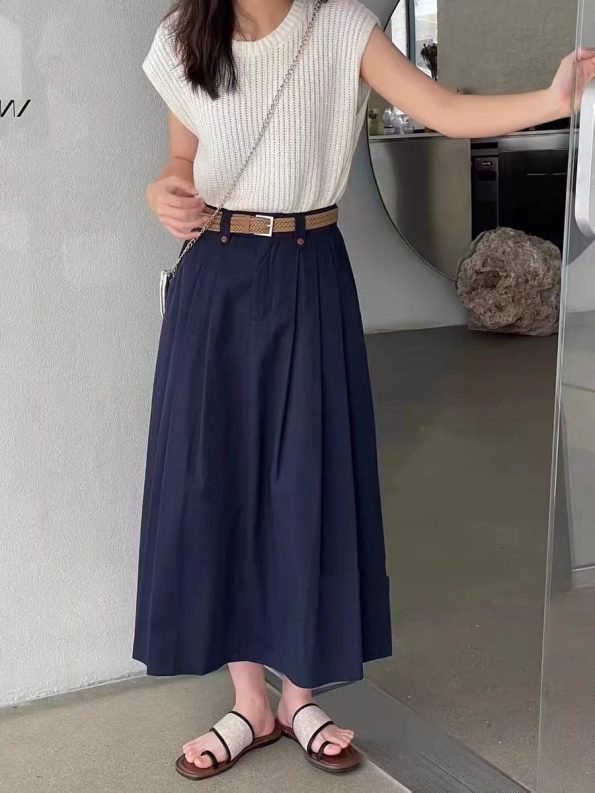 顶棉西装 Midi Skirt (98010)