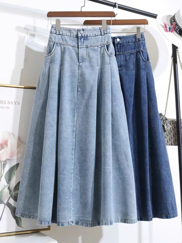 Premium Denim Skirt (9020)