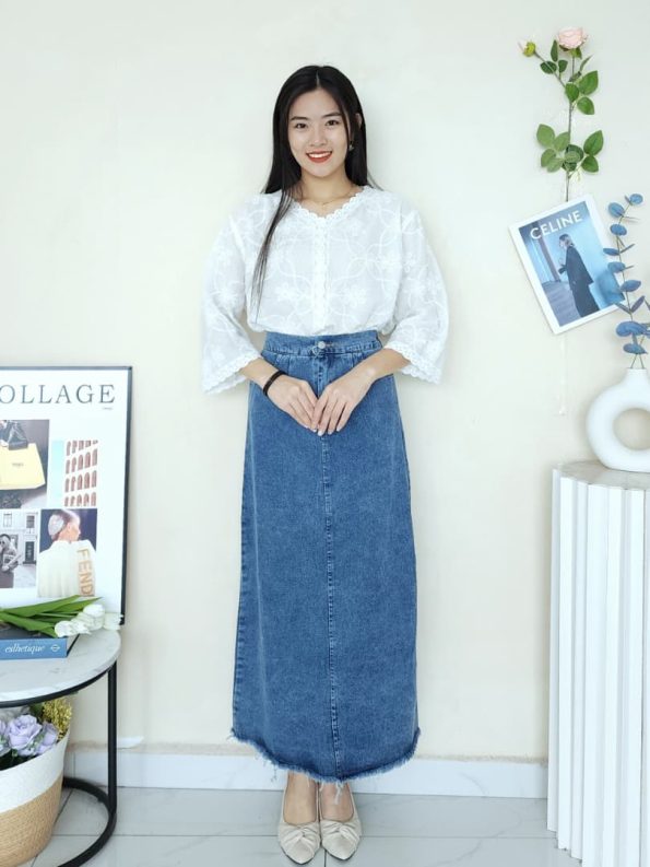 Premium Denim Skirt (918)
