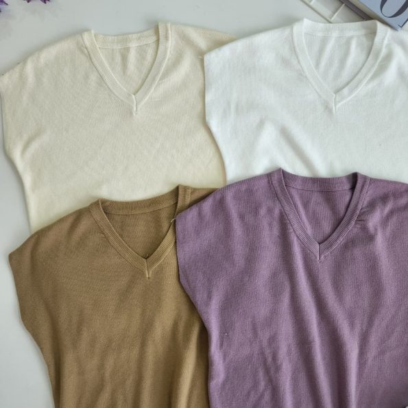 独家定制 V Neck包芯纱上衣 (M967) E