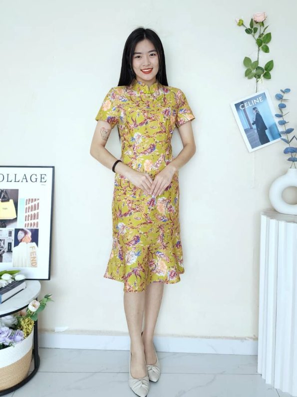 高品Batik旗袍连身裙 (N0271)