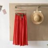 Premium Muji Midi Skirt (full lining) (2509)