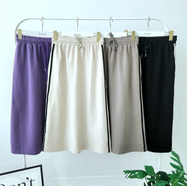 高品罗马棉套装 (上衣+半裙) (J4025)
