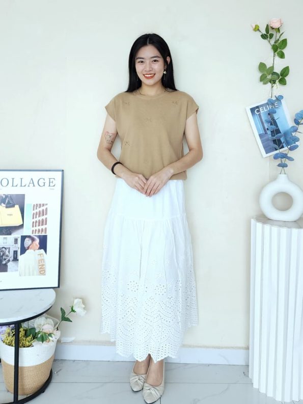 独家设计刺绣 Ribbon Top (7199) E