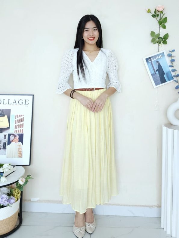 定制版 Muji Midi Skirt (8231) D22