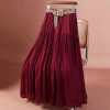 Premium Muji Midi Skirt (full lining) (2509)