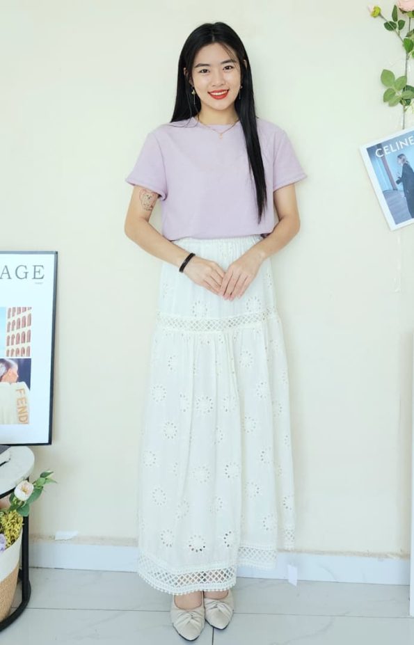 高品桐花半裙 (3333)