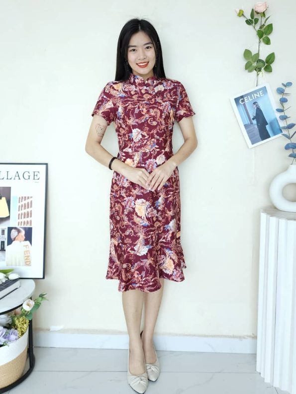 高品Batik旗袍连身裙 (N0271)