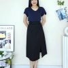 高品锦棉西装半裙 (B5022)