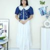 韩版刺绣denim时装上衣 (3390)