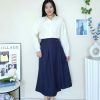 高品钩花领提花时装上衣 (0166)