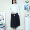 高档独家定制钩花时装上衣 (6681)A14