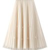 高品两穿Ribbon Pleated 纱裙 (1607)A10