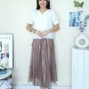 韩版V领embroidery时装上衣 (8659)