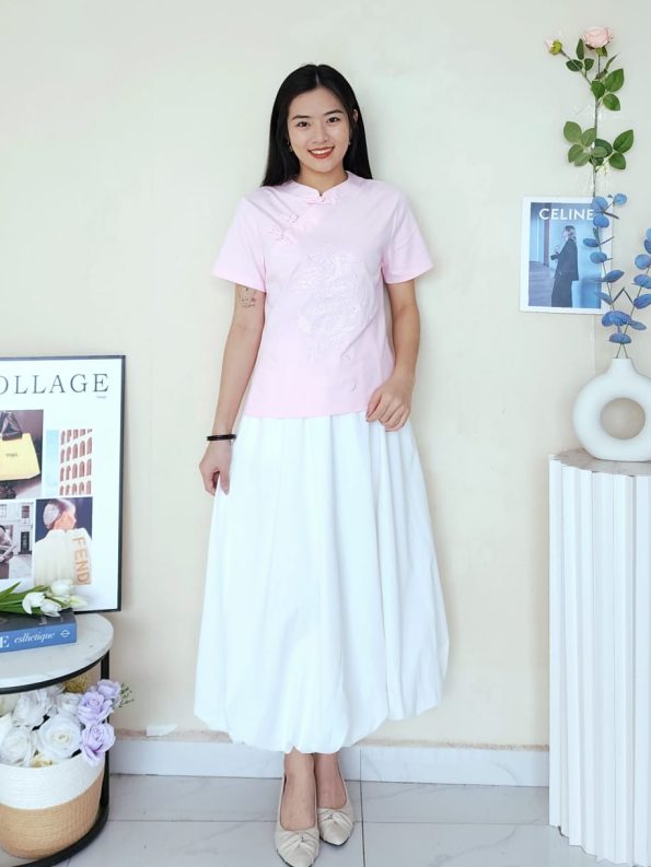新中式刺绣 Super Cotton Top (307)A16