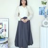 花苞裙摆 Midi Skirt (1826)A10
