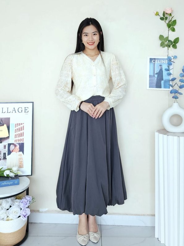 花苞裙摆 Midi Skirt (1826)A10