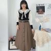 Premium Elegant Midi Skirt (1173) D22