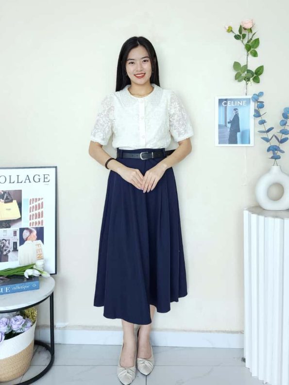 高品西装设计款 Midi Skirt (8811)D22