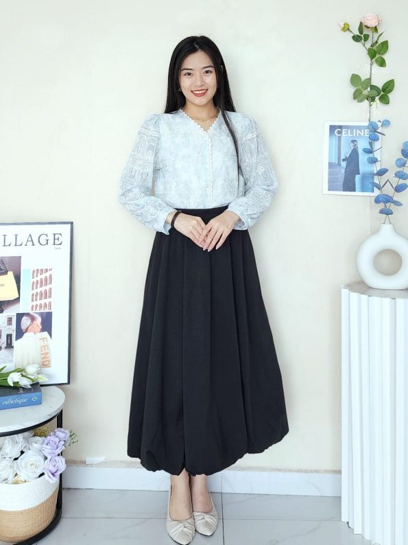 花苞裙摆 Midi Skirt (1826)A10
