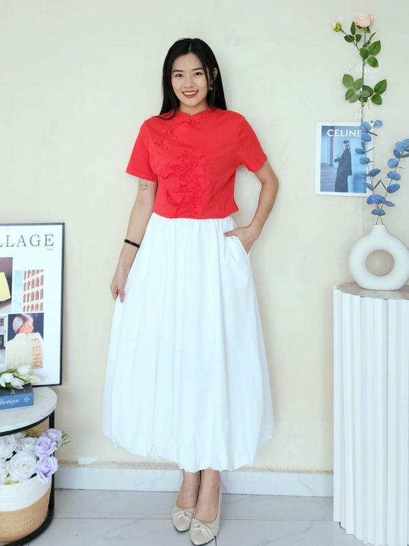 新中式刺绣 Super Cotton Top (307)A16