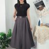 Premium Suit Midi Skirt (118)D22