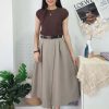 Premium Suit Midi Skirt (118)D22