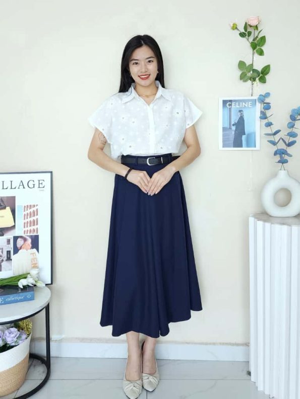 高品设计款西装 Midi Skirt (813)A18