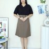 高品锦棉西装半裙 (B0755)
