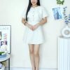 高品小香套装 (上衣+裤裙) (C6573)