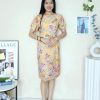 Premium Batik Floral Dress (N1036)C25