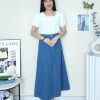 Premium Summer Denim Skirt (LA8382)