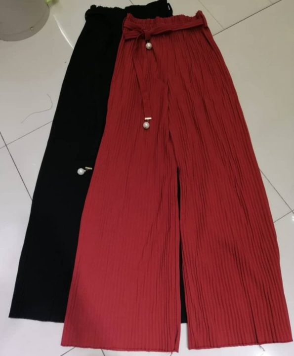 Premium Pleated Long Pants (P1324) B11