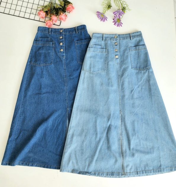 Premium Summer Denim Skirt (LA8382)