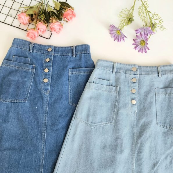 Premium Summer Denim Skirt (LA8382)