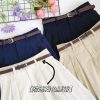 高品韩系Twill Cotton Midi 半裙 (6093)C27