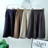 Premium Button Midi Skirt (115)D22