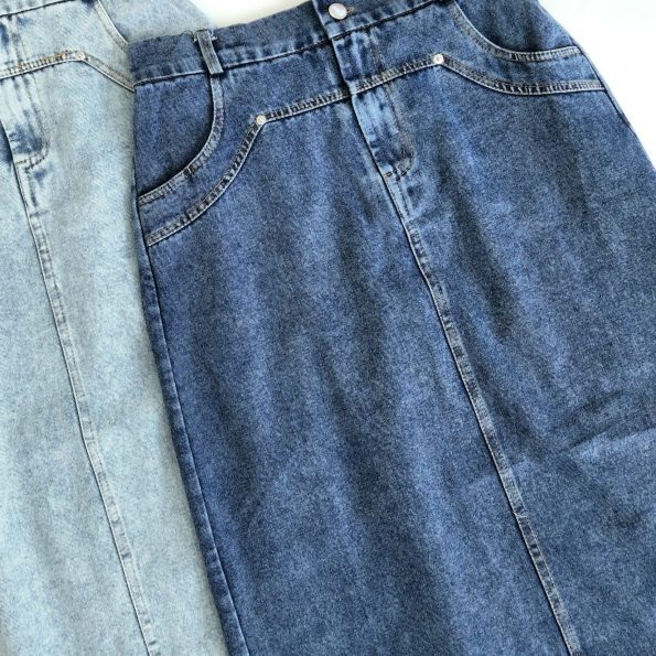 Premium Slim Denim Skirt (New Arrivals) (2669)A18
