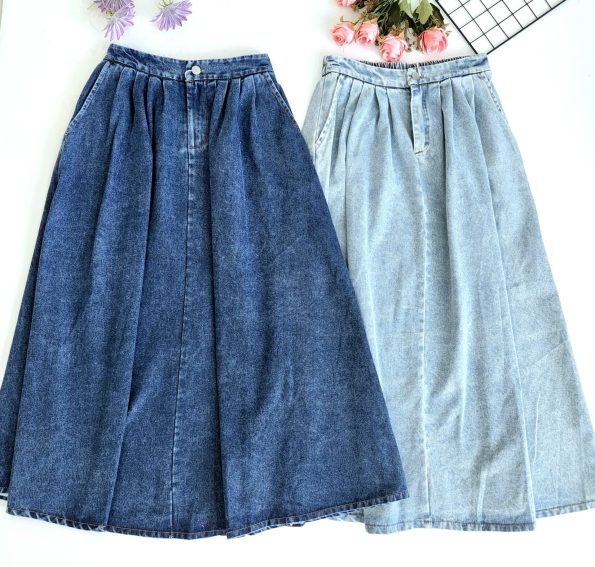Premium Design Denim Skirt (New Arrivals) (908)A18