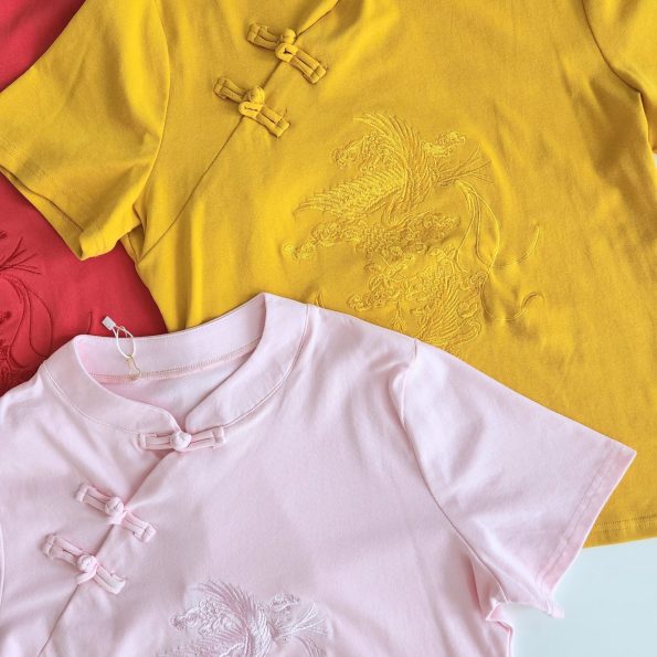 新中式刺绣 Super Cotton Top (307)A16