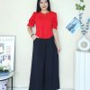 高品韩系Twill Cotton Midi 半裙 (6090)