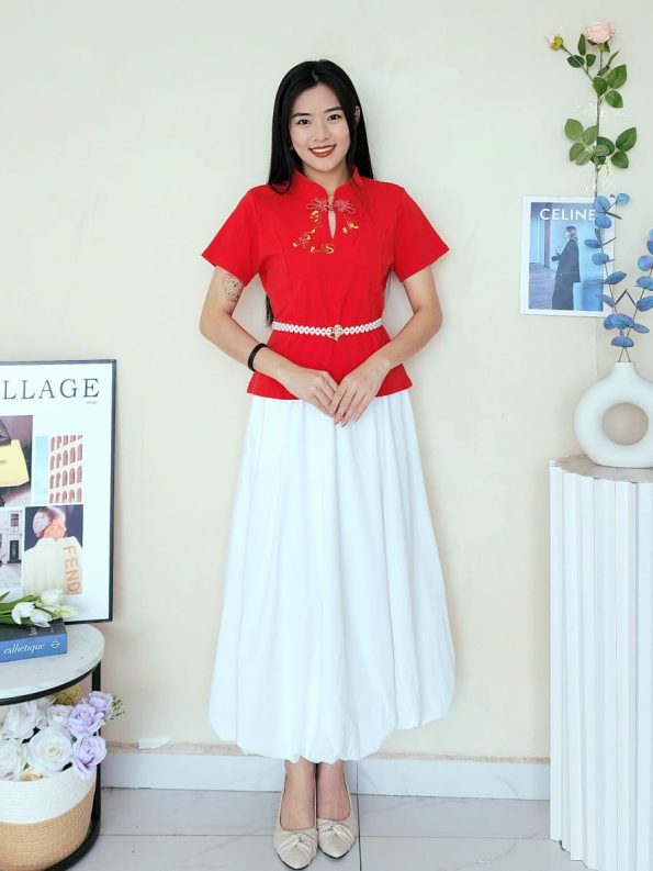 新中式刺绣 Super Cotton Top (309)